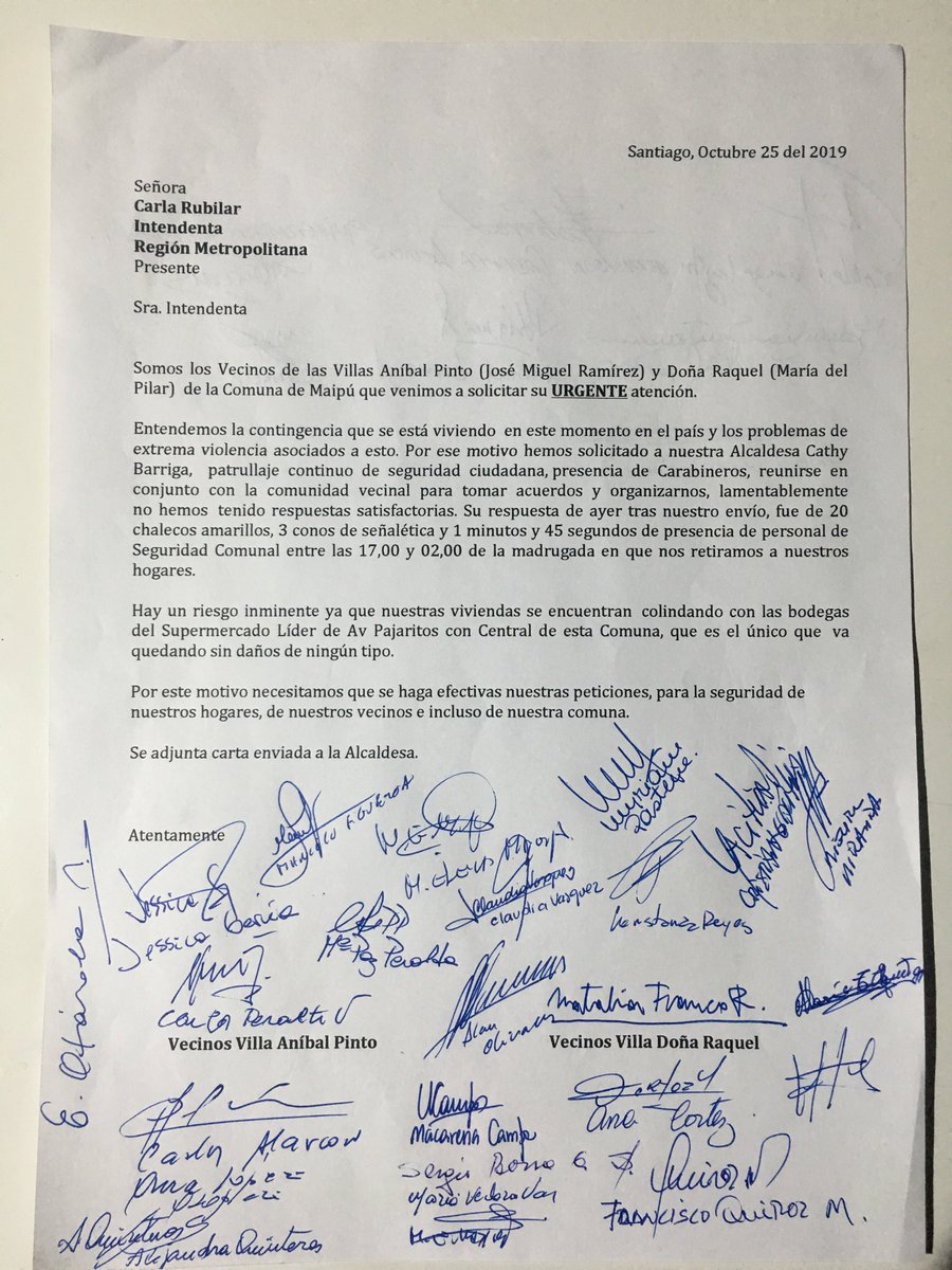 miguel_mirandab's tweet photo. @IntendenciaRM @KarlaEnAccion estamos en una situación de extremo peligro. Por favor ayúdenos. NO hemos sido escuchados por @maipu_chile @cathybarriga @tv_monica @CNNChile @DMatamala @TVN @biobio @RadioDuna @T13 @Patonunes1 @OscarContardo @Skoknic @mirnaschindler @rhernandezadn https://t.co/A3bkHaXvlt