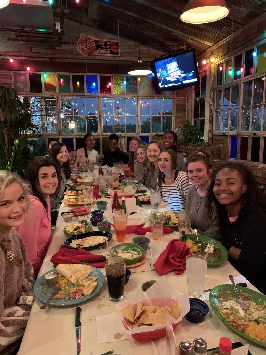 Hooverbucvball's tweet image. Enjoying some good food after our win today! #GoBucs #SailsUp #GoUs #HooverPride