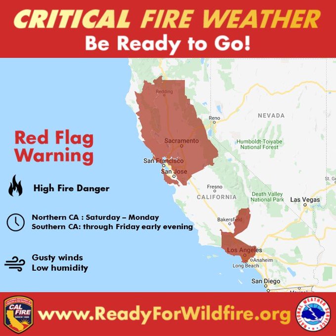 Graphic critical fire weather 