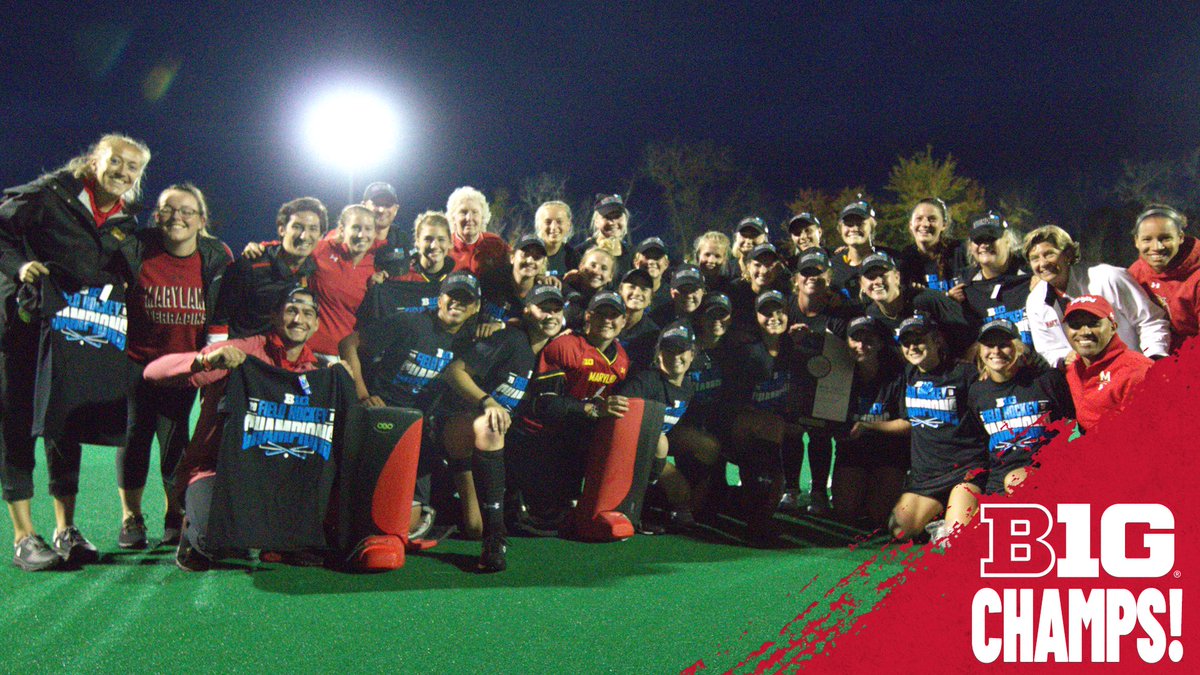 B1G CHAMPS! 

Maryland (15-2, 7-1) wins it’s fifth Big Ten title in six years in the league! 🐢🏆

#BestOfTheBest | #FearTheTurtle