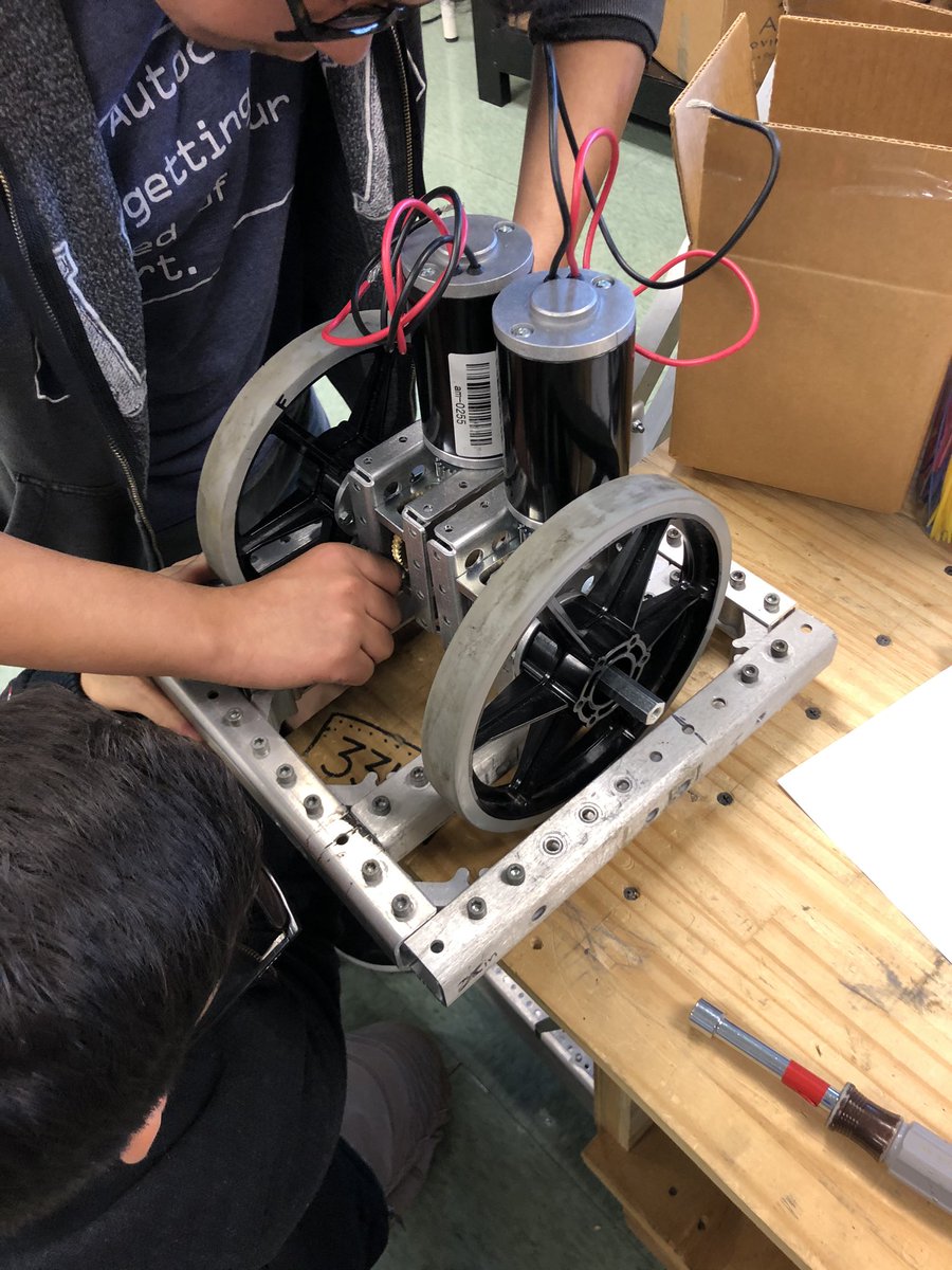How small can we make an FRC legal robot?  Much smaller than the 120 pound monsters we make every year for competition. Keep posted on our progress.
