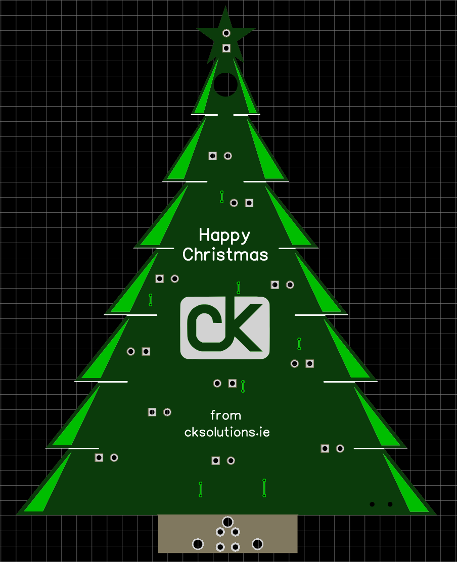 witnessmenow's tweet image. I was contacted about making a custom run of #PCB3 for a company to give out as Christmas gifts, I think this is a fantastic idea!

They want to assemble them as part of a team building exercise, so the reverse mounted 0603 LEDs might be a challenge, so it&apos;s a TH version!