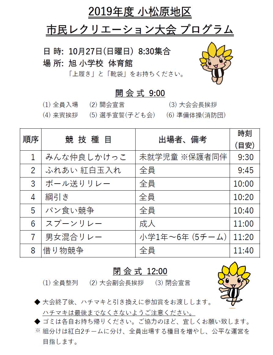 Uzivatel 座間市 小松原自治会 Na Twitteru ざまりんが応援に来てくれました