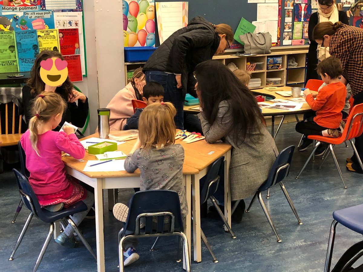 TDSB_HowardPS's tweet photo. Our French Immersion Kindergarten class enjoyed a full morning of learning with their families. Learning is fun! Thank you! #HowardStudents #LearningIsFun #Kindergarten https://t.co/uJwbgQCkmC