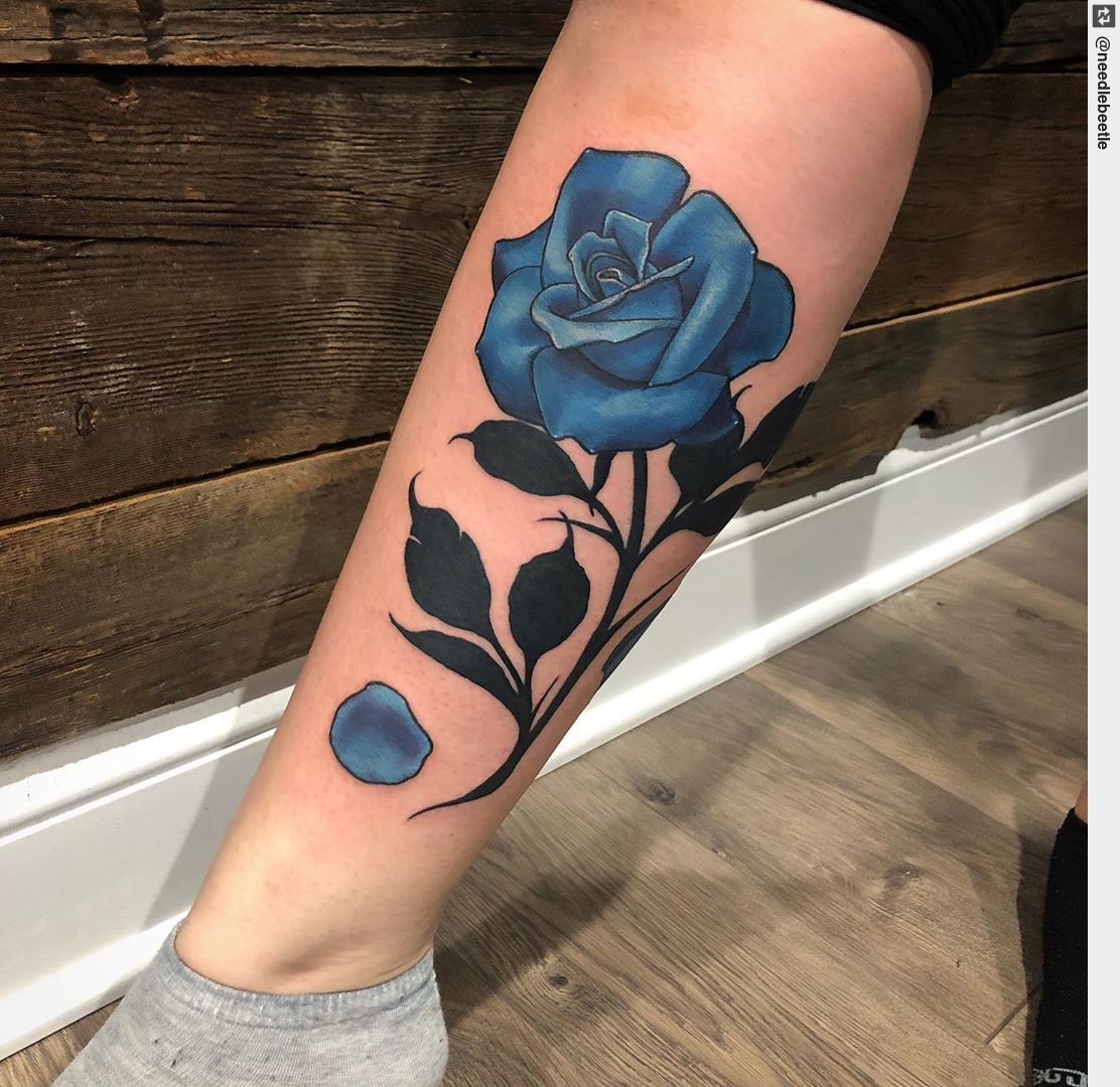 Neo Traditional Rose Tattoo  The Order Custom Tattoos  The Order Custom  Tattoos