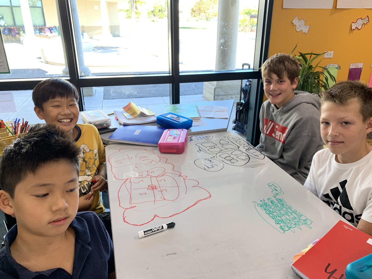MrsHansenEDU's tweet photo. How might YOU help a second grader solve this paint dilemma? #ShareYourThinking #MakeSenseOfTheMath #MoreThanOneWayToSolveAProblem #CGI #DescribeWhatsThere #Hansen5th #SycRidge #DMUSD https://t.co/ZsmA1pmkVd
