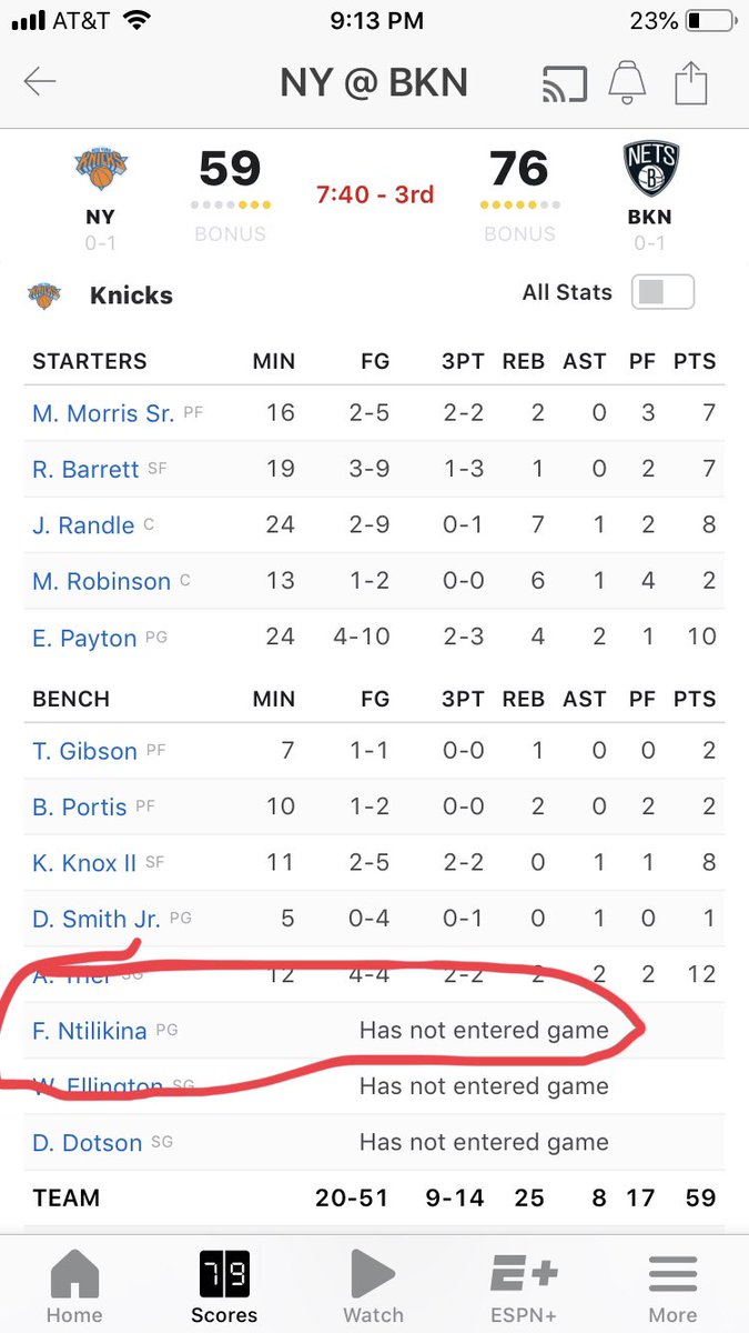 spiragooo's tweet image. Can someone explain to me why @FrankLikina has not entered the game for a single minute to guard Kyrie? 

@alanhahn????? 👇