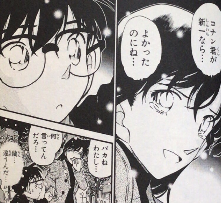 翠 みどり A Twitter コナン君が新一なら よかったのにね 毛利蘭 コナン台詞 コ蘭 残された声なき証言