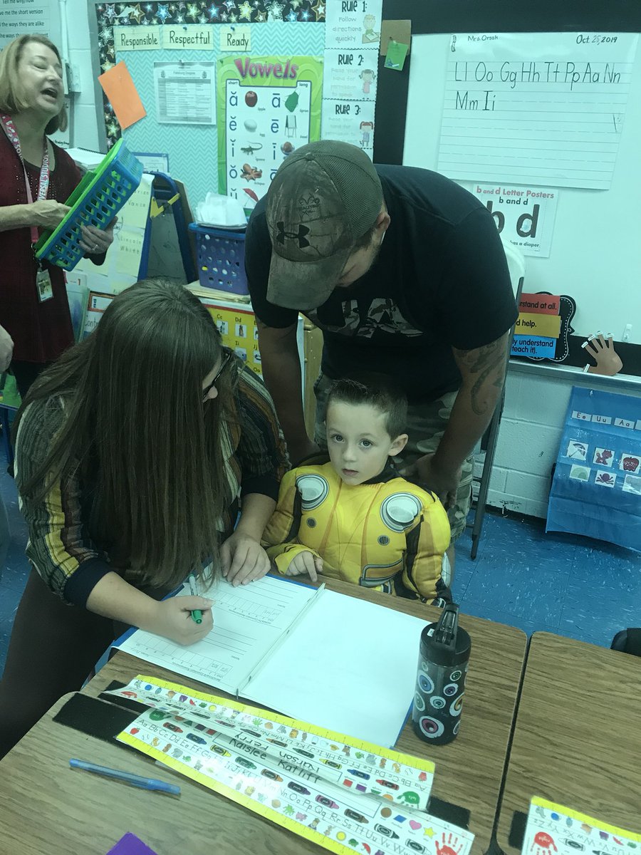 sbowen26's tweet photo. This is my favorite part of the day! Students explaining their data to their parents. @FESDragons #kvecact https://t.co/RoIIVOczaj