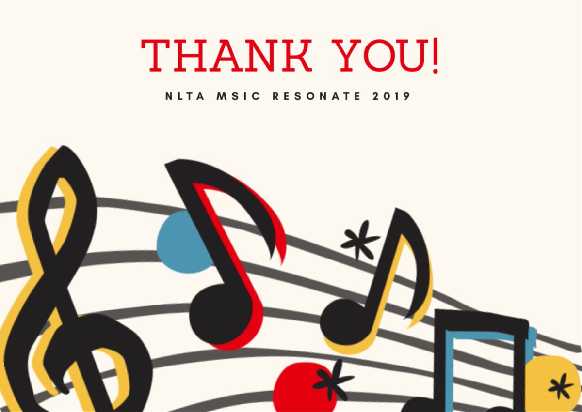 Thank you to everyone who participated in #ResonateNL 2019. From the support we receive from CMEA, MUN, NLTA, NLESD, Long & McQuade, and so many more - to the participation of over 80 music educators -(cont’d)