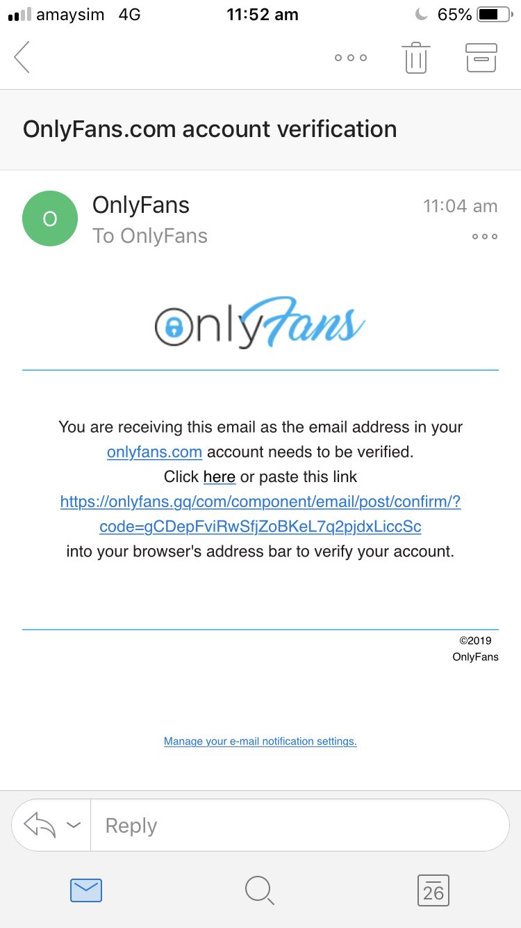 Only fans verification not working