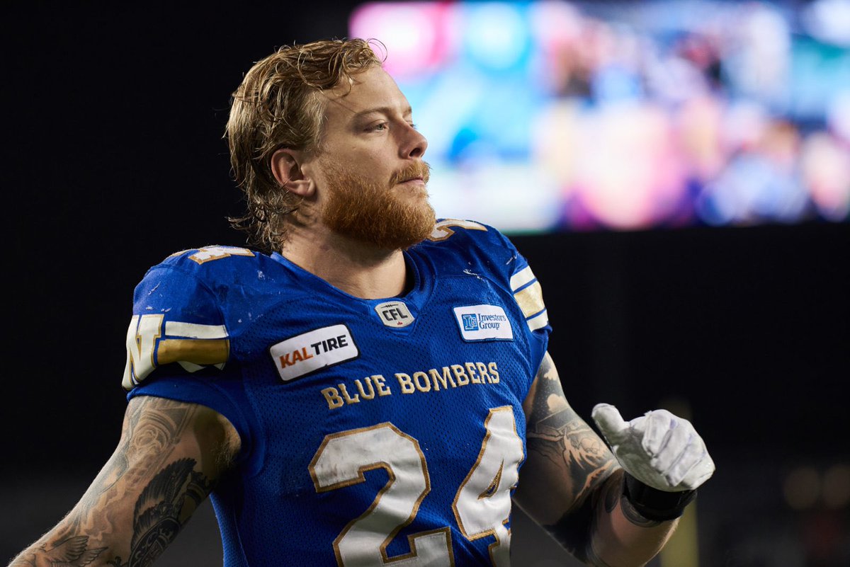 CFL_PR's tweet image. Mike Miller became #2 all-time alone in Special Teams Tackles with 185. #CFL