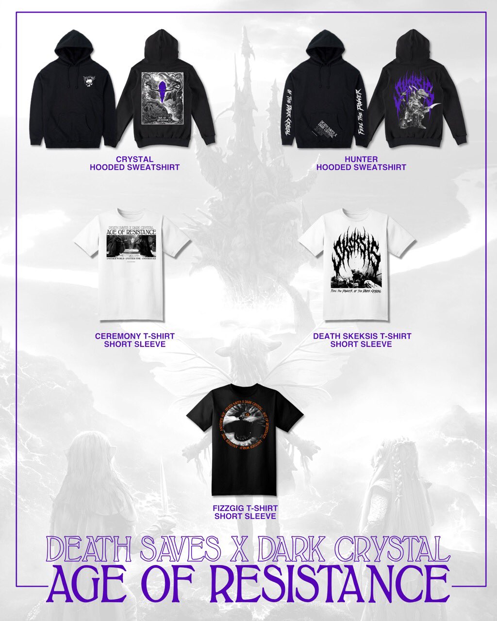 Dark Crystal Concentric T-Shirt