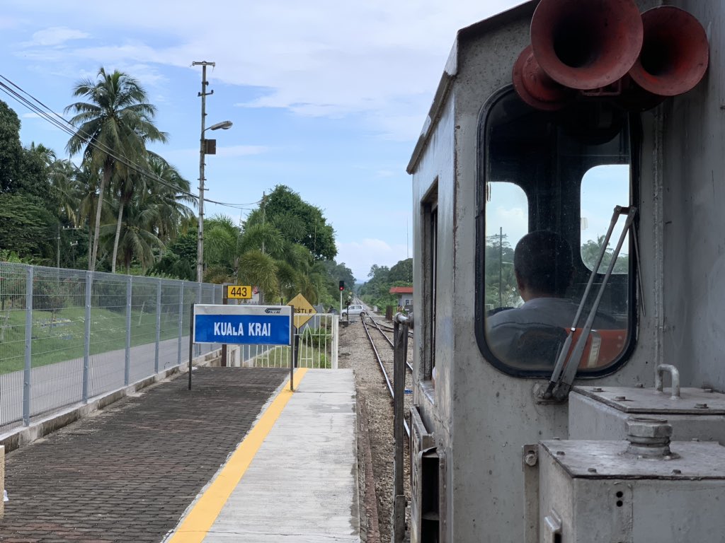 Yes, we did. About 20 minutes early according to the railway timetable. The drivers from Kuala Lipis have cranked the loco after every speed restriction and braked harder as well. &ndash; bei  KTM Kuala Krai Railway Station (Stesen Keretapi)
