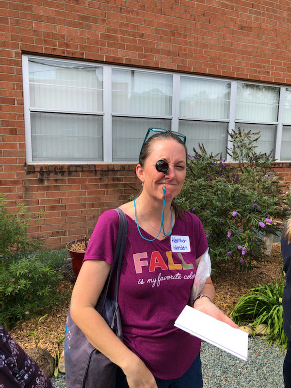 STMCSprincipal's tweet photo. Our faculty enjoyed the afternoon becoming aware of the full capacity of our campus to provide outdoor education opportunities to our students. Thank you to the @naturalsciences for providing us with such great resources! #stmoutdoors #stmjoy https://t.co/kVJvCGm9Xk