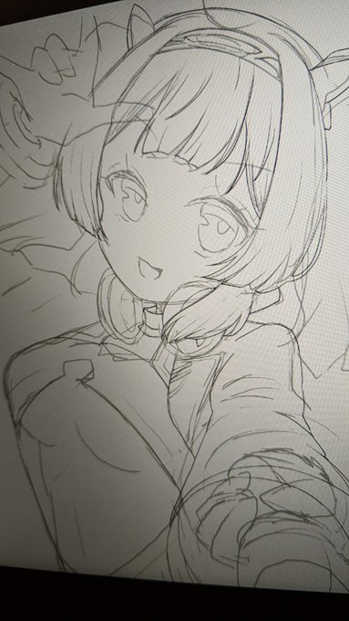 寧海のペン入れ半分くらいした 