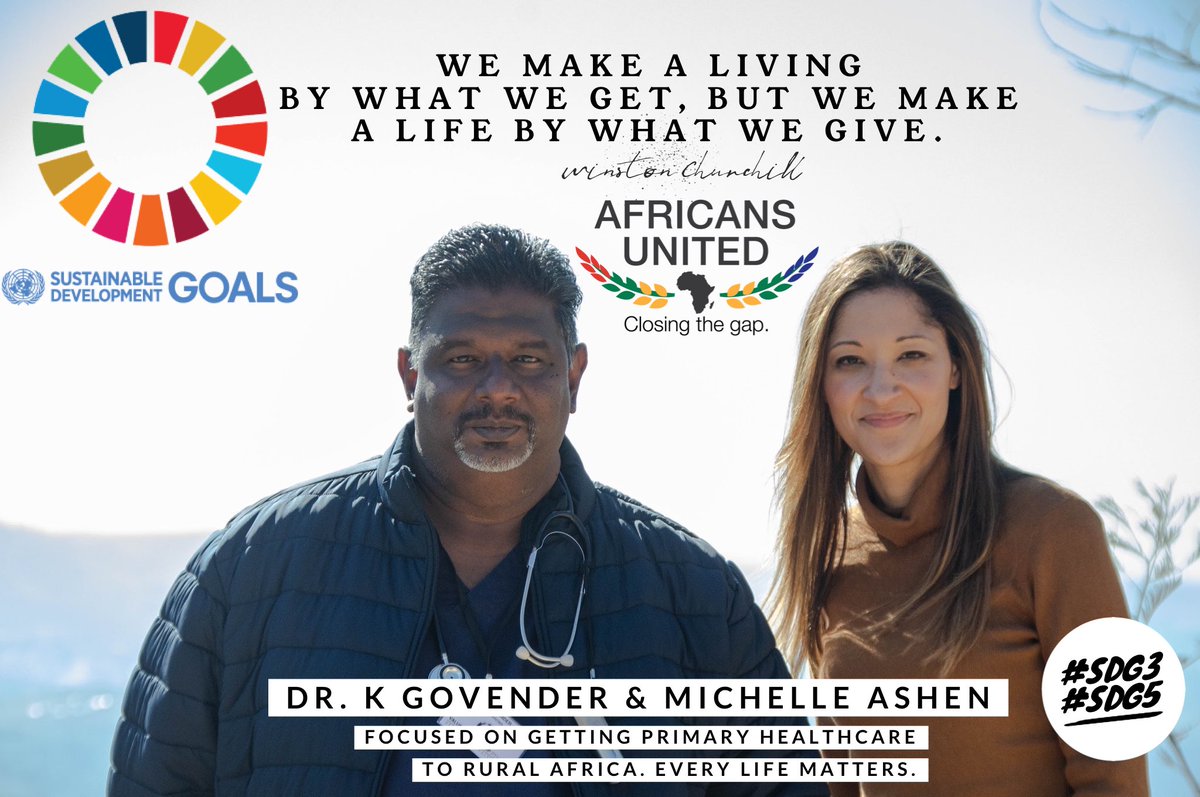 Michelle_Ashen's tweet photo. #SDG3 #AfricansUnited Africa needs to scale primary health care. Every life matters. #riskmanagement is knowing the #sdgs #theoryu “We make a living by what we get, but we make a life by what we give.” Winston Churchill @JoinUN75 #UN75 #ShapingOurFuture #ubuntu 👇🏾@SDG2030 https://t.co/KgRNg1DBAK