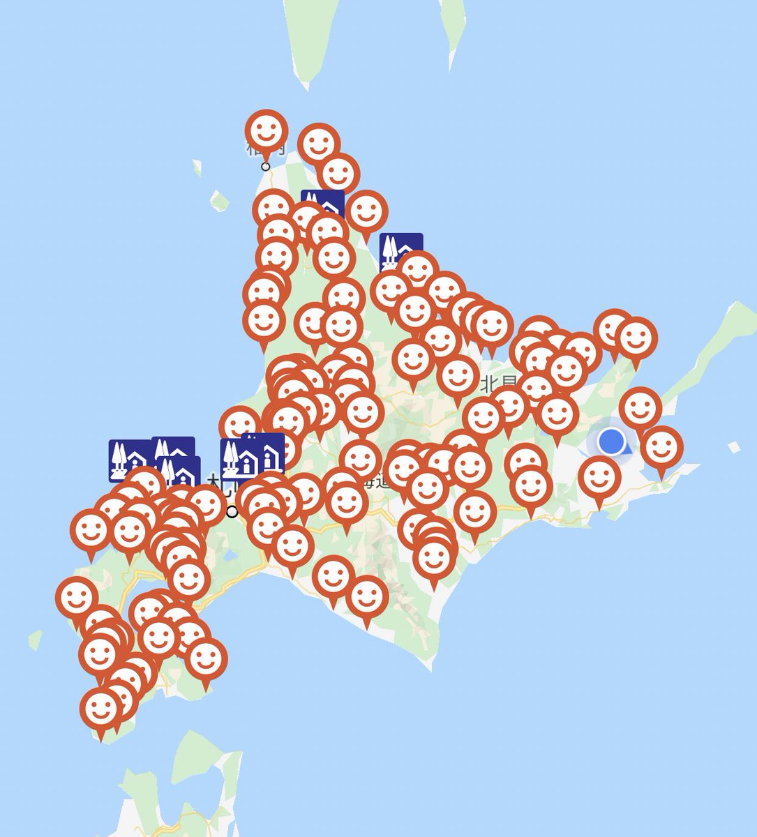 6月から始めた道の駅スタンプラリー、残7箇所と、ガチャピンズラリー残
