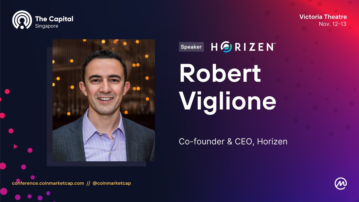 Coinmarketcap On Twitter We Look Forward To Having Rob On Stage And Meeting Members Of The Horizen Team