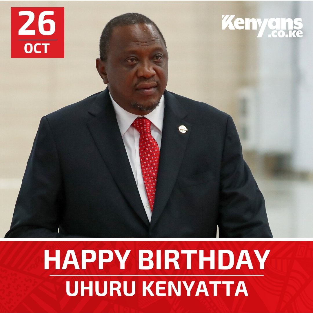 Happy Birthday President Uhuru Kenyatta.
We wish you a great and prosperous year ahead.   