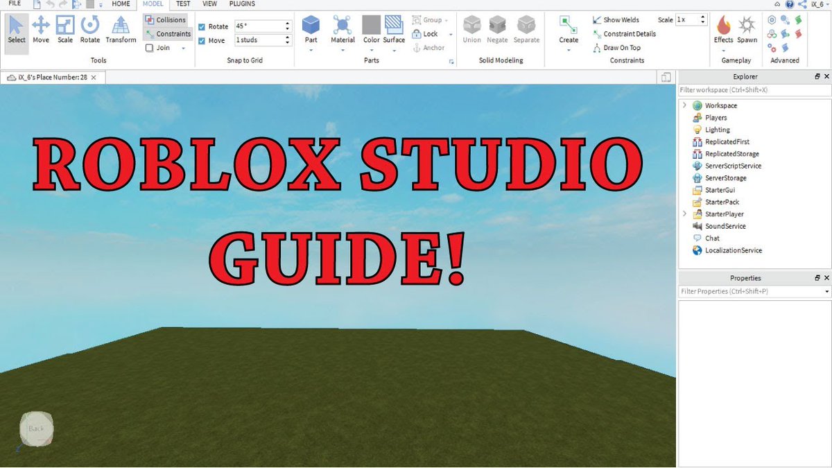 Jesse Epicgoo Com On Twitter Beginners Guide How To Build On Roblox Studio Simple Guides Link Https T Co O2wjo3trf5 Beginnersguide Howtobuildonrobloxstudio Simpleguides Bradgamez Bradgamezroblox Freerobux Freerobux2019 Freerobuxhack - roblox studio for beginners