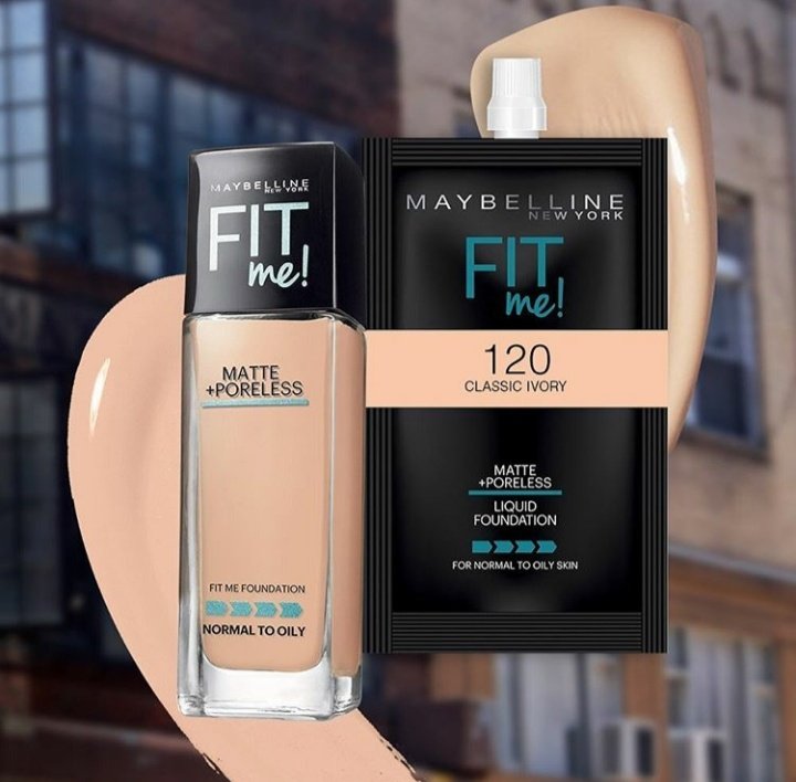 Maybelline fit me foundation sachet