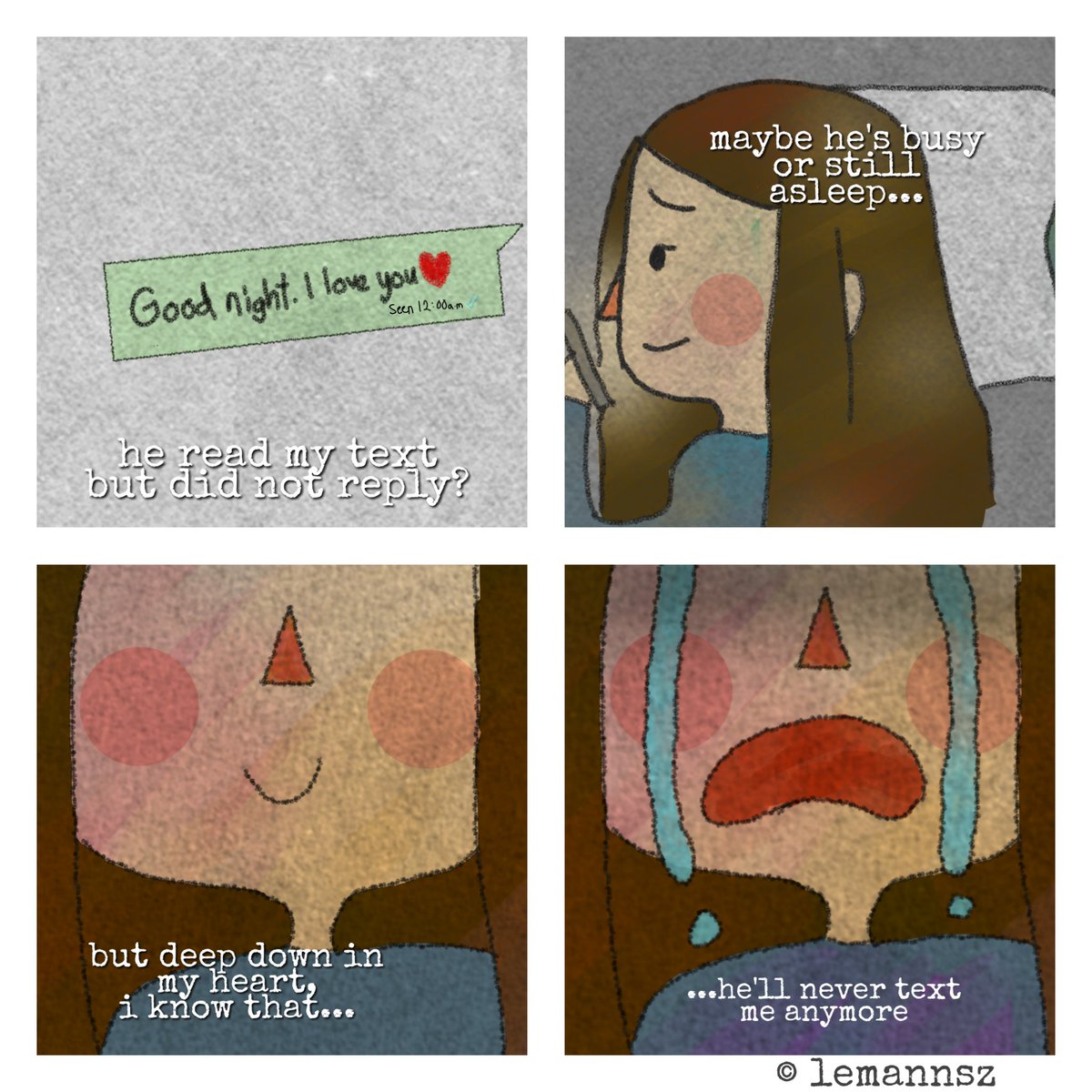 namasayaleman's tweet photo. it be like that sometimes. waiting like an idiot and being left on read forever :) https://t.co/6fkRMssncR