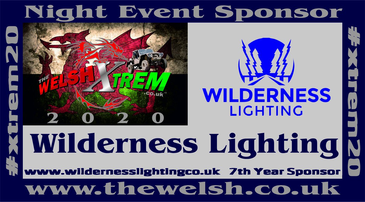 thewelshxtrem's tweet photo. #sponsoroftheweek for week 5 is Wilderness Lighting who are again Sponsoring the night Section for #xtrem20.
Extreme Lighting for Extreme Machines
Wilderness Lighting supply what we believe are some of the highest quality &amp; brightest LED lights
https://t.co/agBTWXXmt8 https://t.co/yVa60XcweX