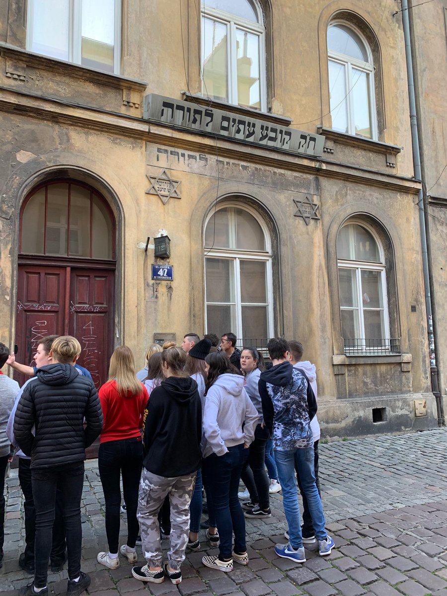 More pictures from our tour of the Jewish parts of Krakow #ybbpoland2019