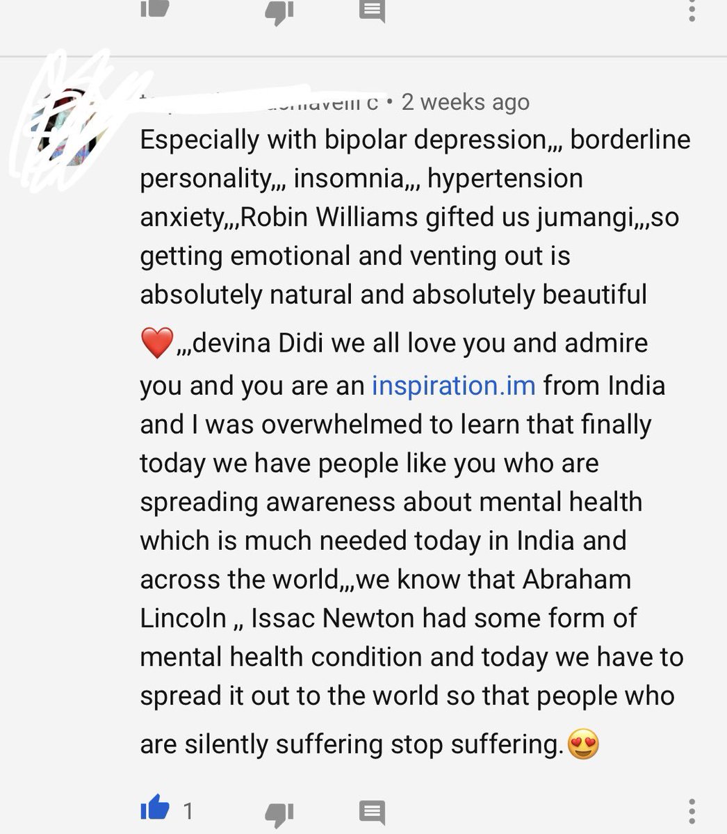 TheDevinaKaur's tweet image. #MentalHealthAwareness #impeachment #WEXITALBERTA #indian
🇨🇦

Being born &amp;amp; raised in #India I know the struggle of #mentalhealth  

Don’t give up! You r worthy of love!

Attached r a viewers feedback on a vlog👉🏼 youtu.be/mdMdbCbyFwY

RETWEET pl
@TheDevinaKaur
❤️
#SEXYBRILLIANT