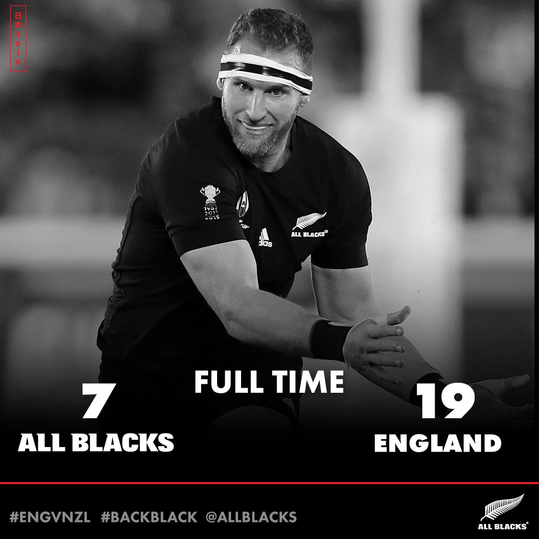 Today was not our day. 

Congratulations <a href="/EnglandRugby/">England Rugby</a> and good luck in the #RWC2019 final.