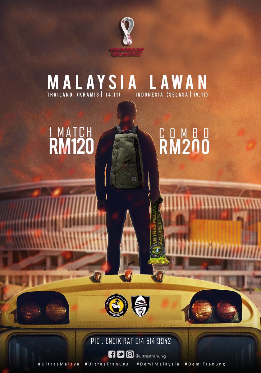 ut_sebe11as's tweet photo. SERUAN KE SNBJ DEMI MALAYSIA!

MALAYSIA vs THAILAND (14.11.2019)
MALAYSIA vs INDONESIA (19.11.2019)

🕹 SINGLE TRIP = RM120 (deposit RM50)
      COMBO TRIP = RM200 (deposit RM100)
    (pengangkutan + tiket)

📞 Contact PIC Tubek:

https://t.co/5XcqLFmgWe

#UTLR #NationalCalling https://t.co/iERbDjkVGh