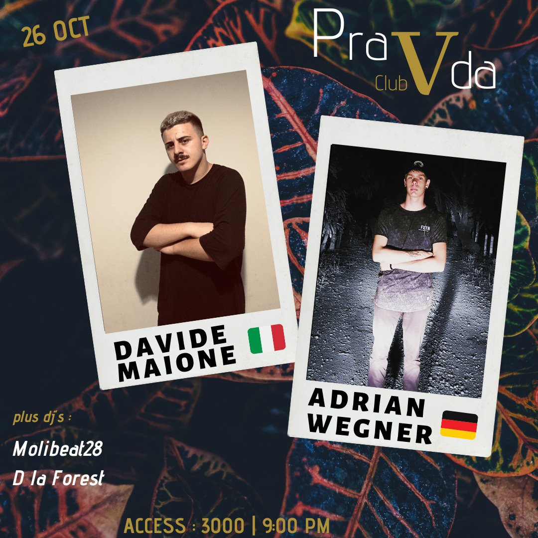 Tomorrow at PraVda Club - San José,Costa Rica 🇨🇷