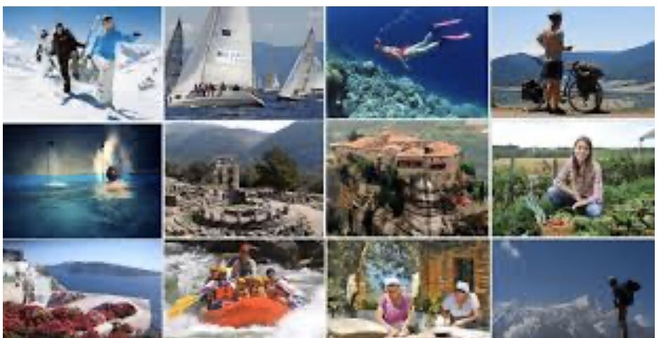 Tourism ответы. Альтернативный туризм. Коллаж из красивых туристических видов. Виды туризма картинки коллаж. Виды туризма в Германии.