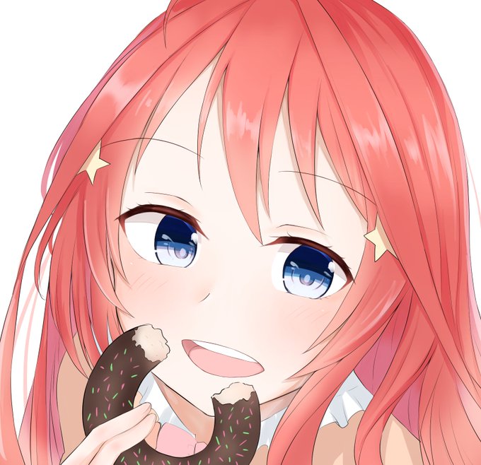 トリ🕊️イラスト・漫画練習したい人さんがTwitterに投稿した中野五月(五等分の花嫁)のイラスト。