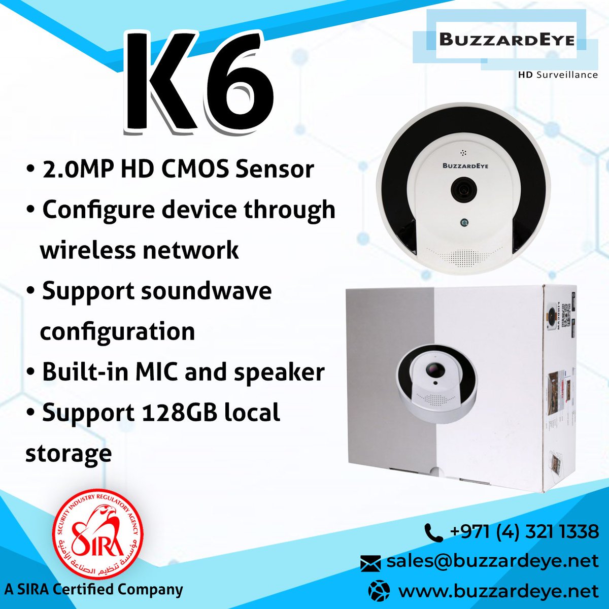 BuzzardEyeCCTV's tweet photo. We offer an extensive portfolio of products including HD DVR, NVR, PTZ High-Speed Dome Camera, HD-IP Camera &amp; AHD Cameras including Home Solution Wi-Fi
For More information visit us: https://t.co/TdJ98TeOxl 
Call / What's App us: +971 55 223 8995
#K6Cam #surveillancecam #dubai https://t.co/a7iSE6cqCw