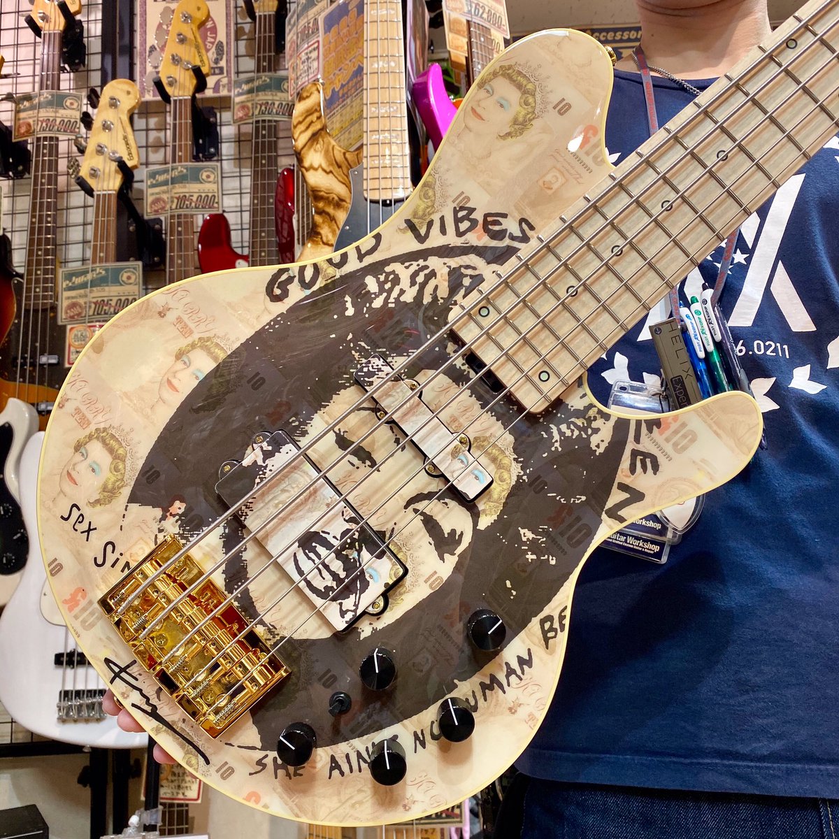 E-GLAMBELLY　tetsuya　ESP EDWARDS　5弦ベース E-GLAMBELLY tetsuya ESP EDWARDS 5弦ベース