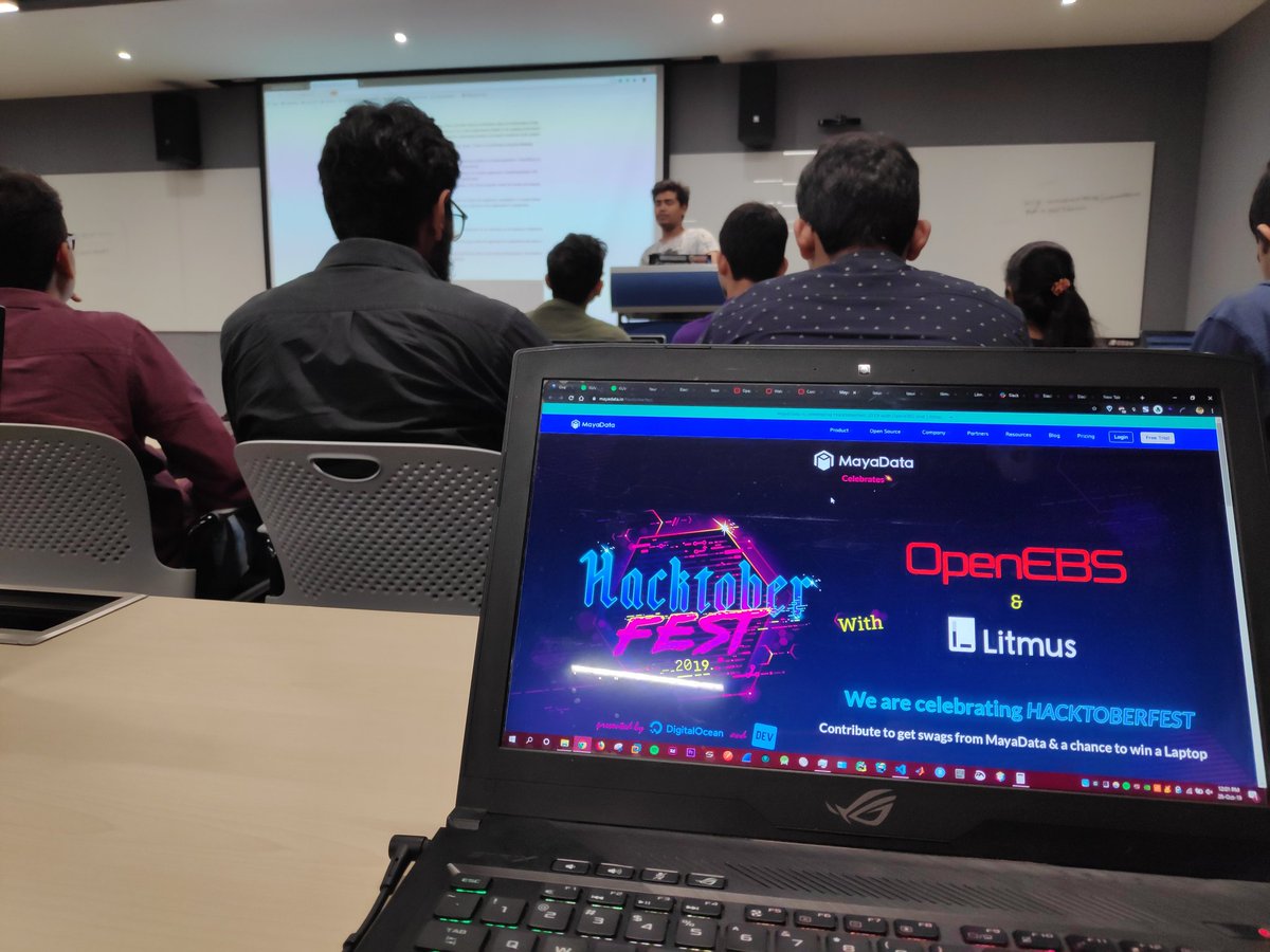 thesudoer_'s tweet image. Hacktoberfest at Microsoft Ferns Galaxy
#mayadata #hacktoberfest #microsoft