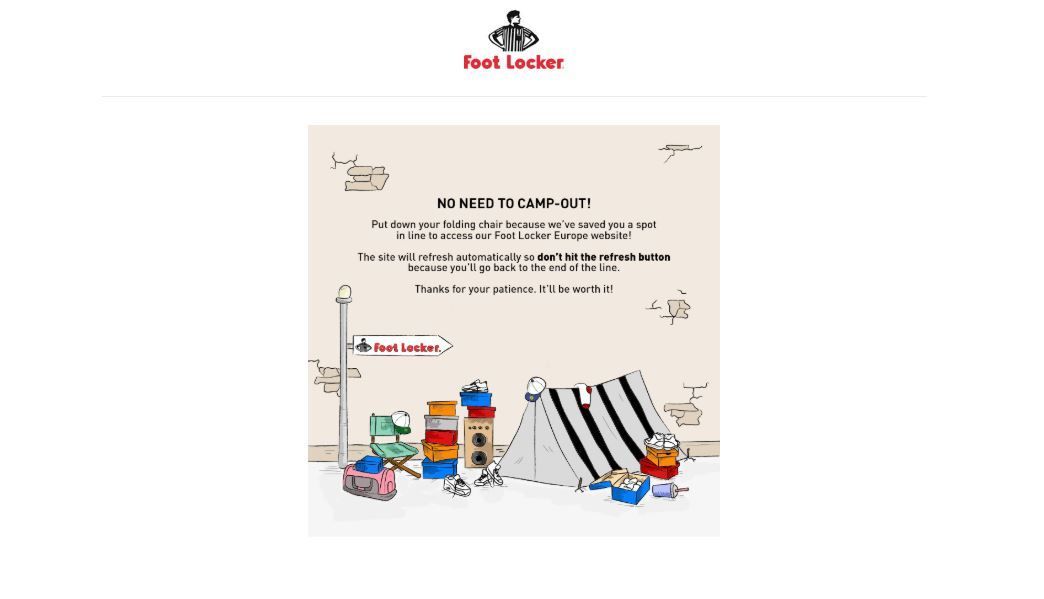 foot locker online queue