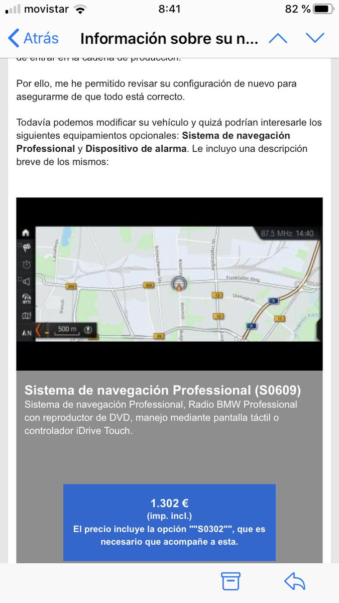 txamo110's tweet photo. @BMWEspana hola ¿sería posible cambiar la pantalla del navegador por una táctil? Tengo un Bmw x3 g01. Trae de serie la Business y me gustaría ponerle la professional https://t.co/y61tqJvWel