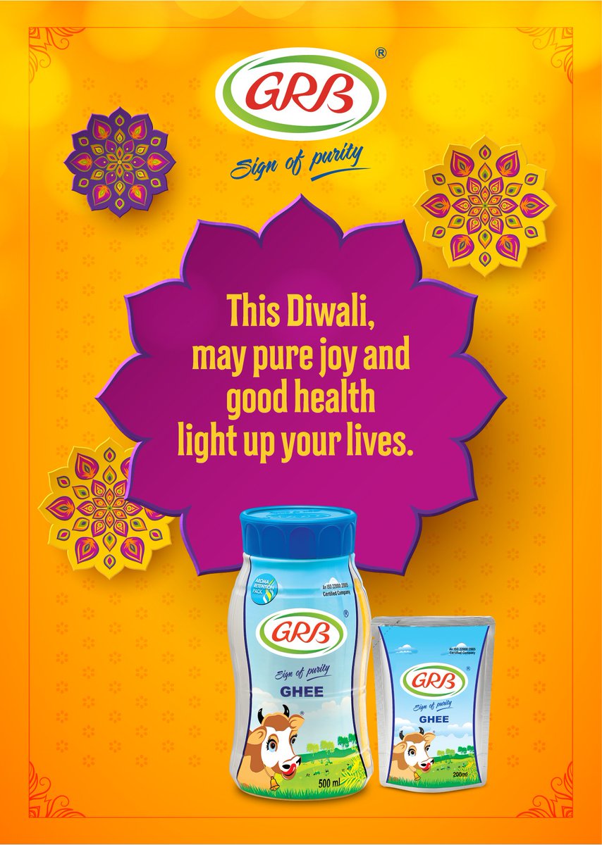 This Diwali may pure joy and good health light up your lives. A very happy Dilwali from GRB family.
