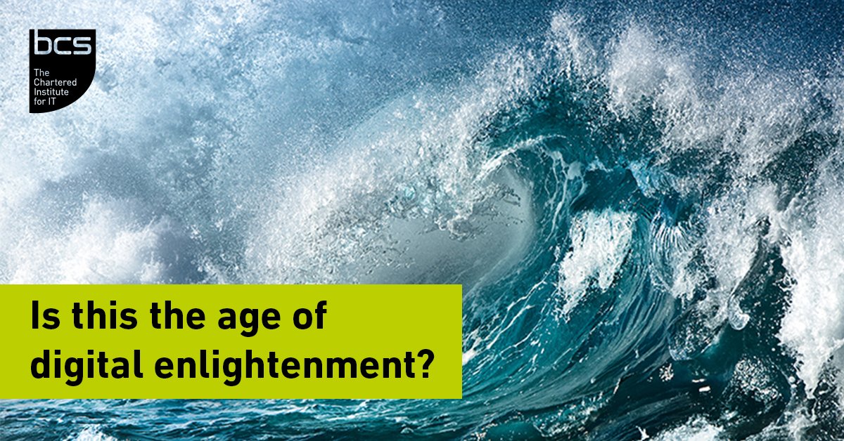 bcs's tweet photo. . @rubiredblue FBCS MBA discusses how the digital world has transformed our lives beyond all recognition and considers the implications for those who can’t keep up with the tide of technological advancement. https://t.co/r2JWpM4Squ https://t.co/exiWr7861u