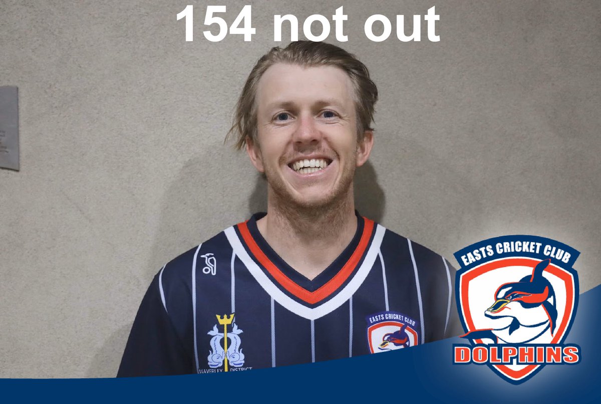 What an innings, Angus Robson guides the @EastsDolphins First Grade side to a memorable victory at Drummoyne Oval, finishing on 154 not out #upthedolphs 🐬