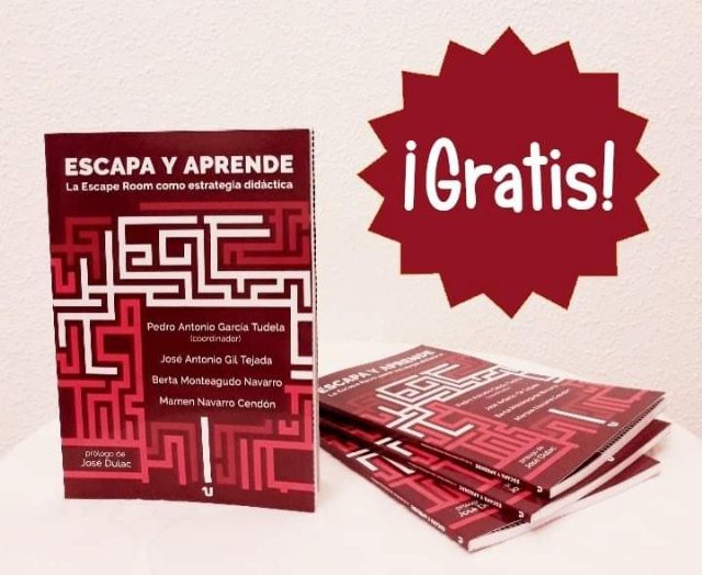 aaronasenciofer's tweet photo. ¿Quieres crear un escape room educativo y no sabes por dónde empezar? Si es así, no dejes pasar la oportunidad de descargarte este fantástico libro "Escapa y aprende" de @josangiltejada  @Pe_xyz @Alvserg  @ennuestraclase1 de forma gratuita 👉 https://t.co/fdQNHBEWVA #escaperoom https://t.co/R6UUmV1OVC