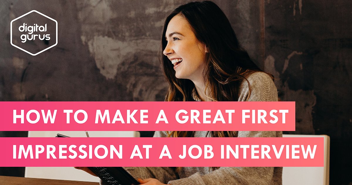 DigitalGurus's tweet photo. First impressions count, especially at job interviews! 🤝 Follow these 7 tips to make a great one: https://t.co/fYL4EuyrpS
#DGtips #jobinterviews #interviewtips https://t.co/AxTwzOGQGA