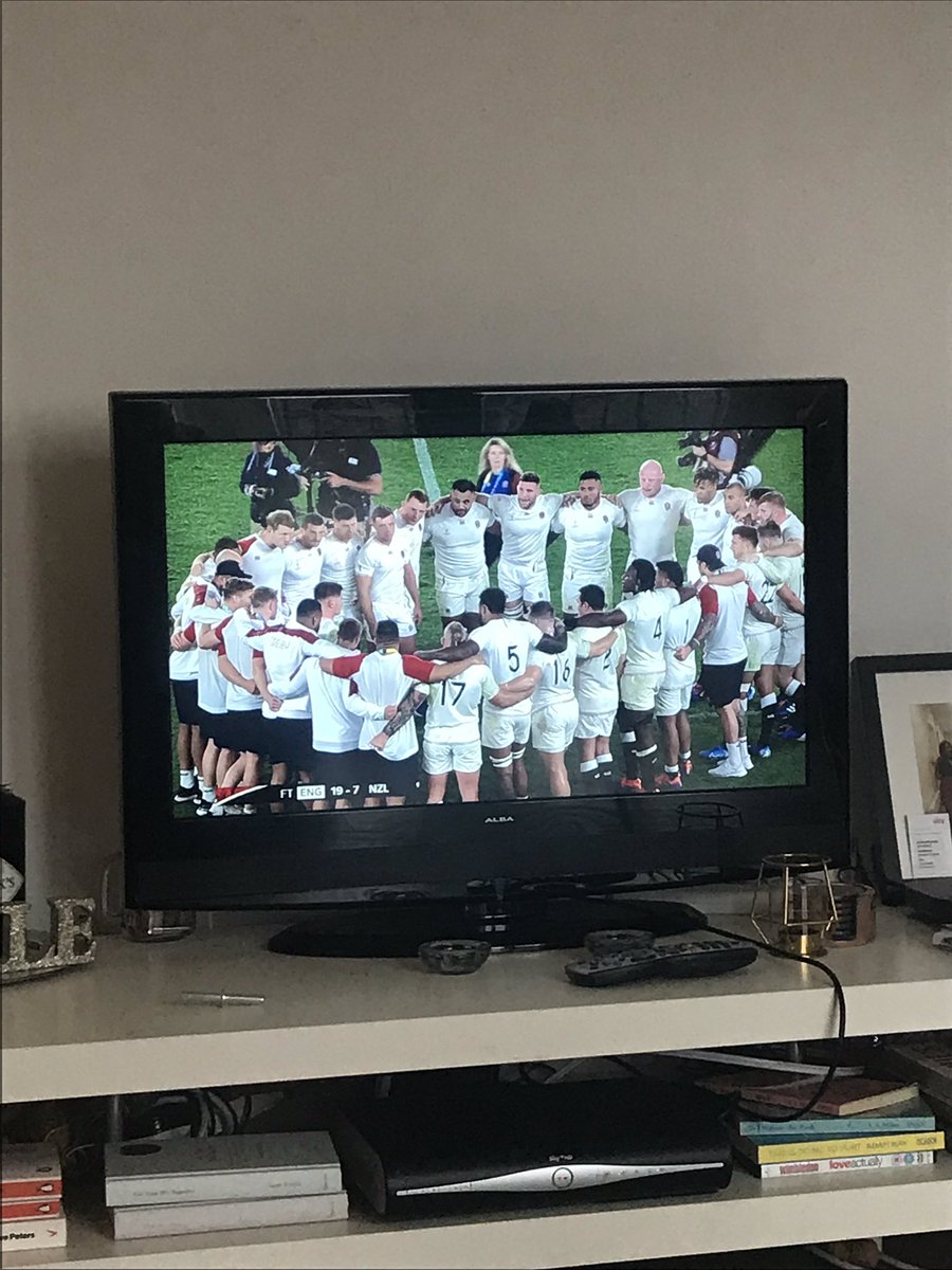 What a game. England beating the all blacks in the World Cup Rugby Semi Final!! Smashed it #proud #goengland #rugby #sport #worldcup #amazing