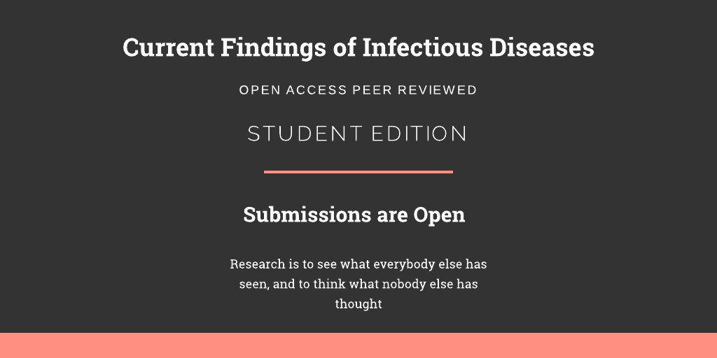 SUBMISSIONS ARE OPEN FOR STUDENTS....!
We will give the best exposure to your article at the lowest publication price....
More Details: infectiousdiseases@clinicalinquest.com
Online Submission: redelve.com/manuscript-form
#Students #research #researchers #infection #HIV