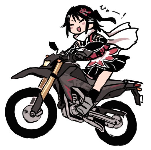 「motorcycle skirt」 illustration images(Oldest)
