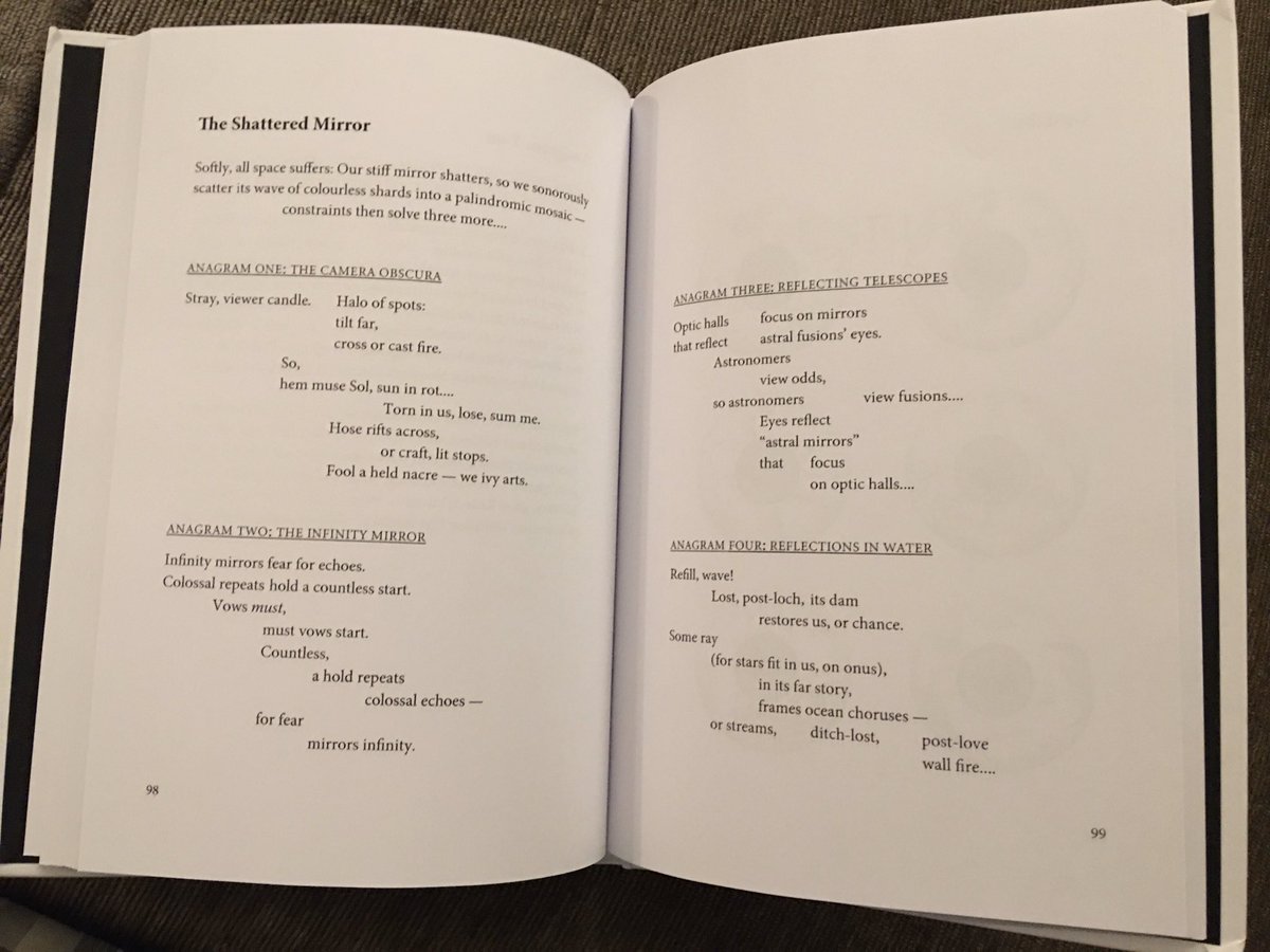 Stray Arts by is a virtuosic display of poetic inventiveness, in which  @Anthony_Etherin adopts a range of constraints and thereby imparts every word and image with startling energy. The man’s a modern Frankenstein: behold his creation!