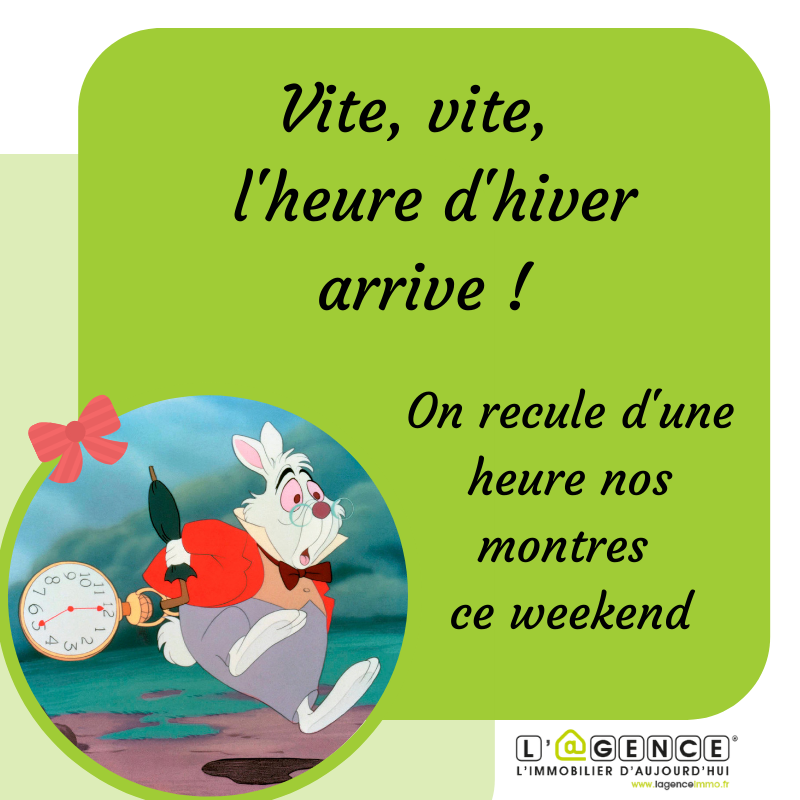LagenceColmar's tweet photo. Passage à l'heure d'hiver. N'oubliez pas de reculer votre montre d'une heure. ⏱️😊 https://t.co/NZ4rnhpWEQ